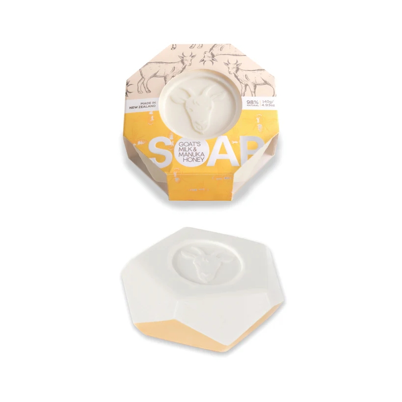 Parrs goat milk &amp; manuka honey soap 140g 帕氏 天然麦卢卡蜂蜜羊奶皂 140g  【保质期2028/01】